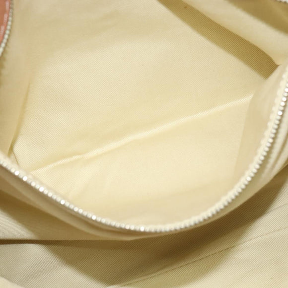 Chloe Paddington Hand Bag Leather Beige Gold Silver Auth 115904V