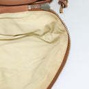 Chloe Paddington Hand Bag Leather Beige Gold Silver Auth 115904V-24