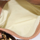 Chloe Paddington Hand Bag Leather Beige Gold Silver Auth 115904V-26