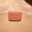 CELINE Macadam Canvas Shoulder Bag PVC Beige Brown gold Auth 115906-17