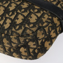 Christian Dior Trotter Canvas Shoulder Bag Black Auth 115917-9