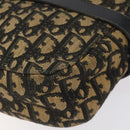 Christian Dior Trotter Canvas Shoulder Bag Black Auth 115917-15