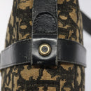 Christian Dior Trotter Canvas Shoulder Bag Black Auth 115917-10