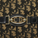 Christian Dior Trotter Canvas Shoulder Bag Black Auth 115917-17