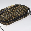 Christian Dior Trotter Canvas Shoulder Bag Black Auth 115917-6