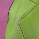 CELINE Shoulder Bag Leather Green Auth 115918-17