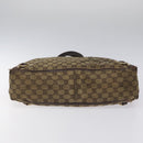 GUCCI GG Canvas Tote Bag Beige 141472 Auth 115948-6