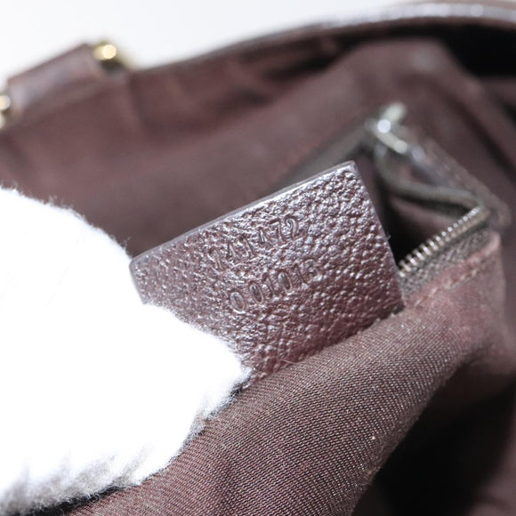 GUCCI GG Canvas Tote Bag Beige 141472 Auth 115948