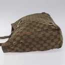 GUCCI GG Canvas Tote Bag Beige 141472 Auth 115948-4