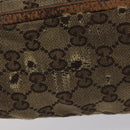 GUCCI GG Canvas Tote Bag Beige 141472 Auth 115948-5