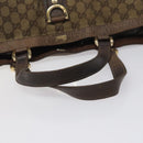 GUCCI GG Canvas Tote Bag Beige 141472 Auth 115948-8