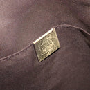 GUCCI GG Crystal Sherry Line Tote Bag Gold Gray Brown 189669 Auth 115950-15