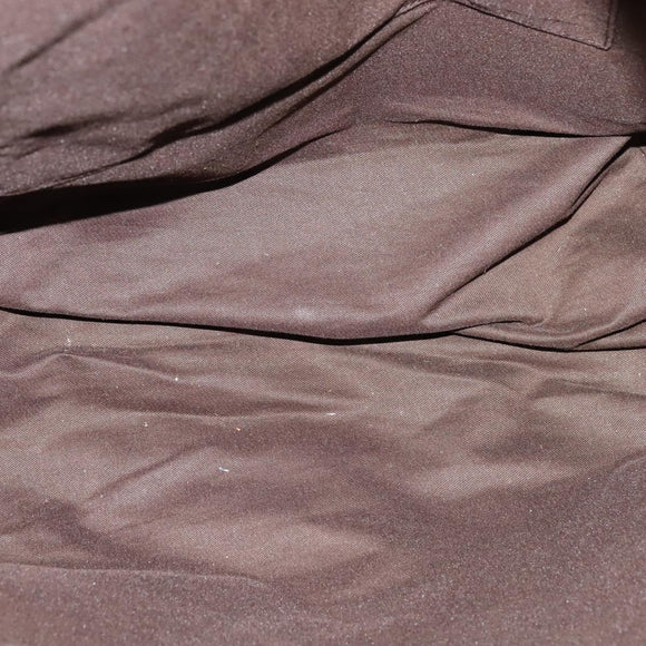 GUCCI GG Crystal Sherry Line Tote Bag Gold Gray Brown 189669 Auth 115950