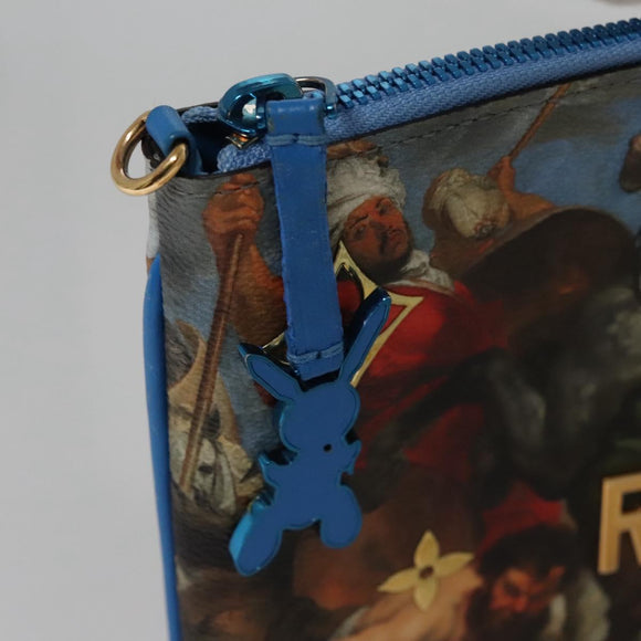 LOUIS VUITTON Celty Pochette Plat Pouch Koons Rubens M64617 LV Auth 115961SAM