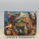 LOUIS VUITTON Celty Pochette Plat Pouch Koons Rubens M64617 LV Auth 115961AM-12