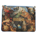 LOUIS VUITTON Celty Pochette Plat Pouch Koons Rubens M64617 LV Auth 115961SAM-13