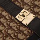 Christian Dior Trotter Canvas Suitcase Brown Auth 115962-19