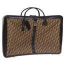 Christian Dior Trotter Canvas Suitcase Brown Auth 115962-1