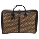 Christian Dior Trotter Canvas Suitcase Brown Auth 115962-13