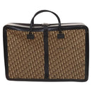 Christian Dior Trotter Canvas Suitcase Brown Auth 115962-2