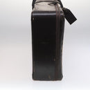 Christian Dior Trotter Canvas Suitcase Brown Auth 115962-4