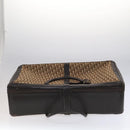 Christian Dior Trotter Canvas Suitcase Brown Auth 115962-6