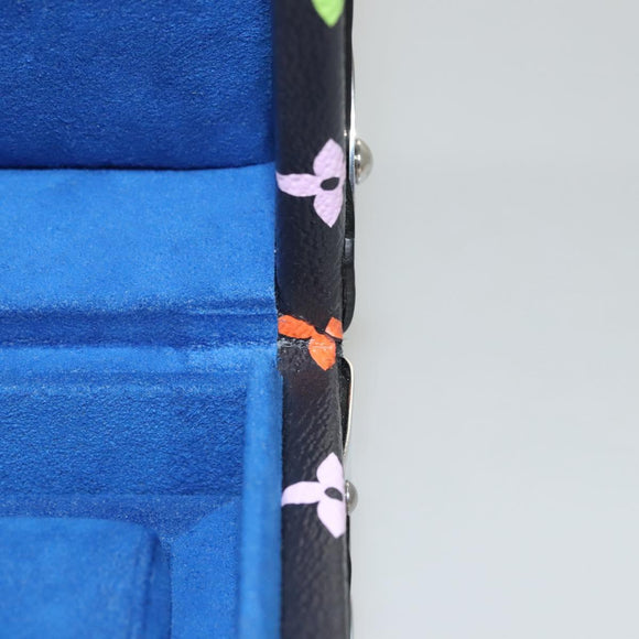 LOUIS VUITTON Multicolor Coffret 8 Montor Jewelry Box Black M13128 Auth 115973SM
