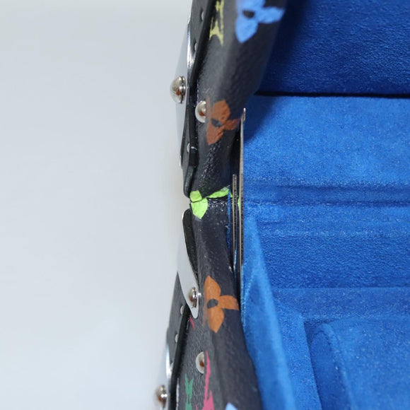 LOUIS VUITTON Multicolor Coffret 8 Montor Jewelry Box Black M13128 Auth 115973SM