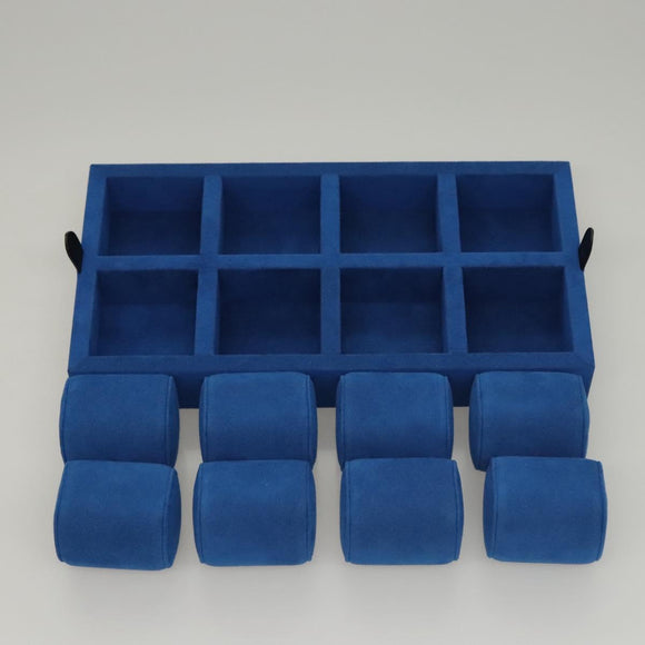 LOUIS VUITTON Multicolor Coffret 8 Montor Jewelry Box Black M13128 Auth 115973SM