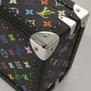 LOUIS VUITTON Multicolor Coffret 8 Montor Jewelry Box Black M13128 Auth 115973SM-14