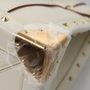 LOUIS VUITTON Suhari Extravagan Hand Bag Leather White M91803 LV Auth 115974S-13