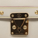LOUIS VUITTON Suhari Extravagan Hand Bag Leather White M91803 LV Auth 115974S-14