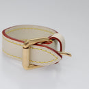 LOUIS VUITTON Suhari Extravagan Hand Bag Leather White M91803 LV Auth 115974S-28