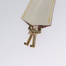 LOUIS VUITTON Suhari Extravagan Hand Bag Leather White M91803 LV Auth 115974S-30