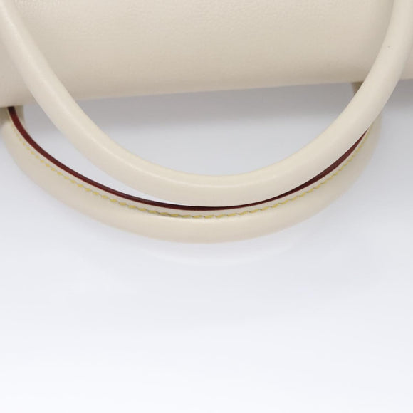 LOUIS VUITTON Suhari Extravagan Handtas Leer Wit M91803 LV Auth 115974SM