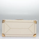 LOUIS VUITTON Suhari Extravagan Hand Bag Leather White M91803 LV Auth 115974S-9