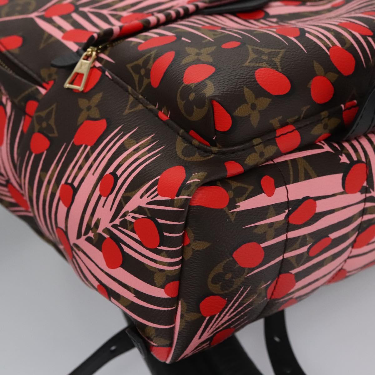 LOUIS VUITTON Monogram jungle Dot Palm Springs PM Backpack  display picture 3