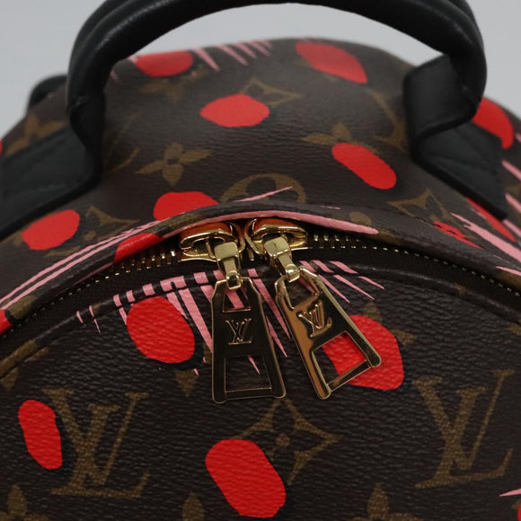 LOUIS VUITTON Monogram jungle Dot Palm Springs PM Backpack M41981 Auth 115982SV