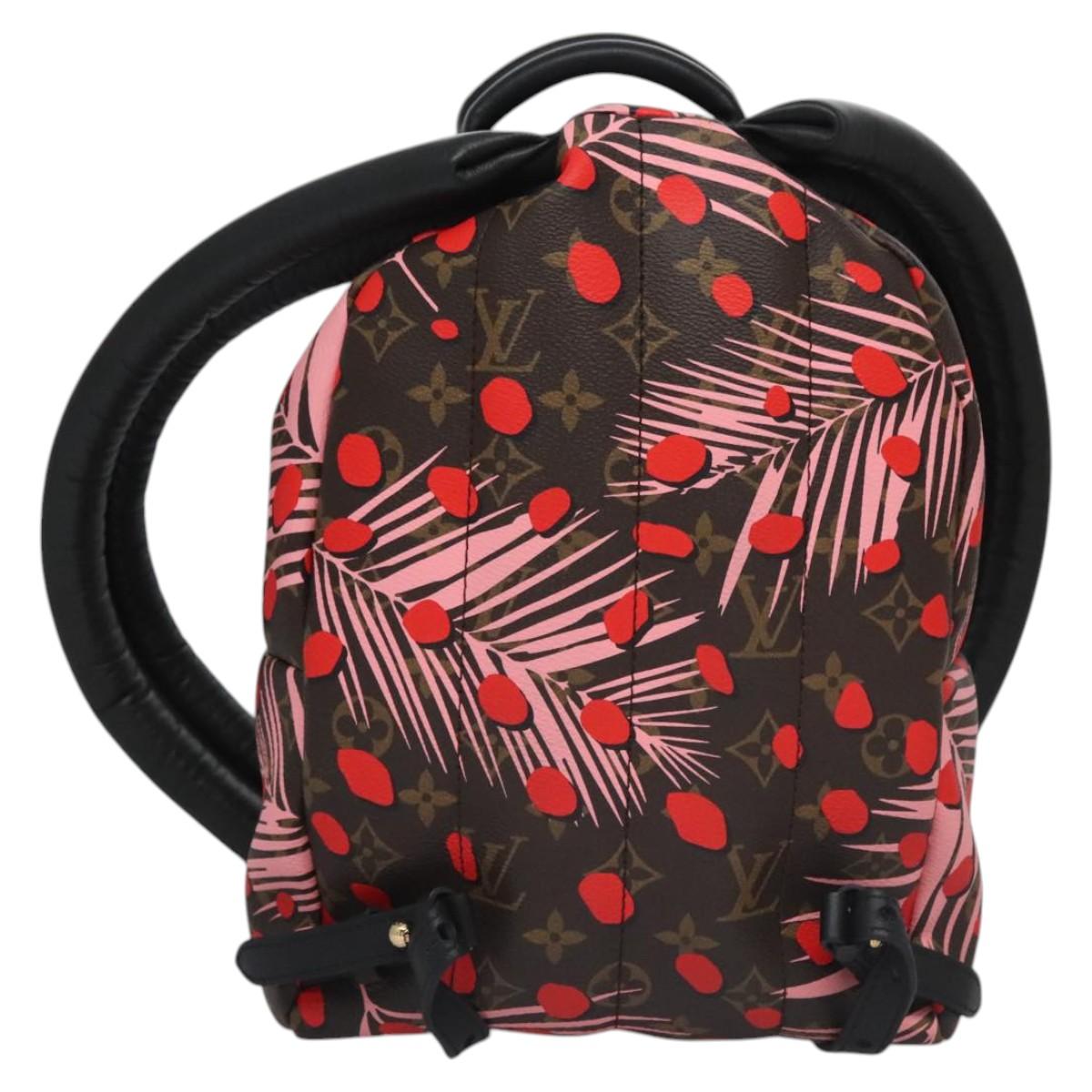 LOUIS VUITTON Monogram jungle Dot Palm Springs PM Backpack  display picture 3