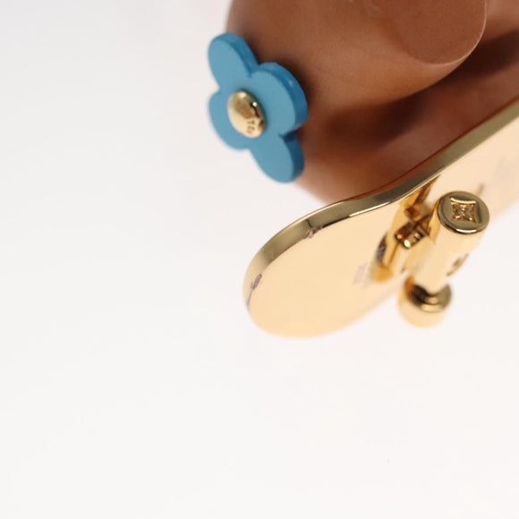 LOUIS VUITTON Petula Skate Charm metal Yellow M00869 LV Auth 115991S