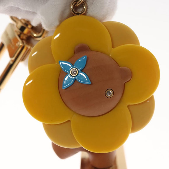 LOUIS VUITTON Petula Skate Charm metal Yellow M00869 LV Auth 115991S