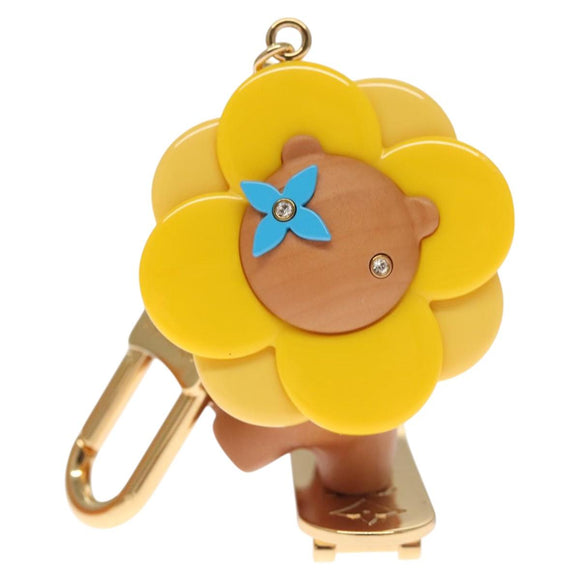 LOUIS VUITTON Petula Skate Charm metal Yellow M00869 LV Auth 115991S