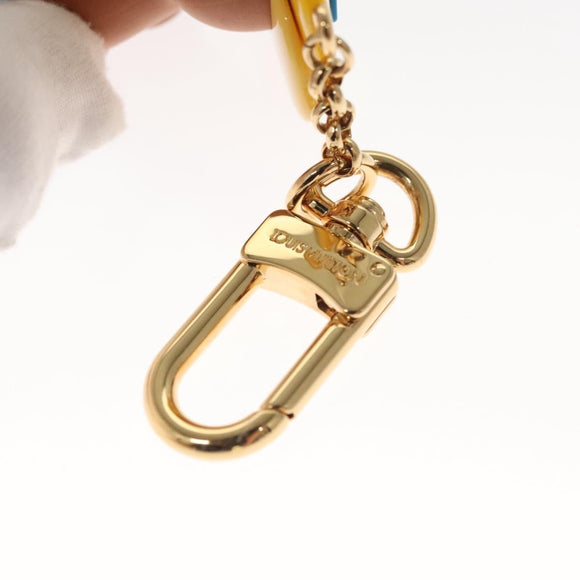 LOUIS VUITTON Petula Skate Charm metal Yellow M00869 LV Auth 115991S