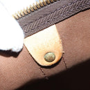 LOUIS VUITTON Monogram Graffiti Keepall 50 Boston Bag Khaki M92196 Auth 115992-20