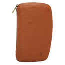 LOUIS VUITTON Epi Agenda Geod Wallet Brown LV Auth 115995-1