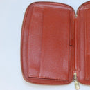 LOUIS VUITTON Epi Agenda Geod Wallet Brown LV Auth 115995-19