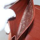 LOUIS VUITTON Epi Agenda Geod Wallet Brown LV Auth 115995-9