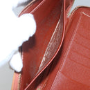 LOUIS VUITTON Epi Agenda Geod Wallet Brown LV Auth 115995-21