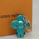 LOUIS VUITTON Vivienne Bijoux Sac Charm metal Light Blue M00484 LV Auth 115996SA-12