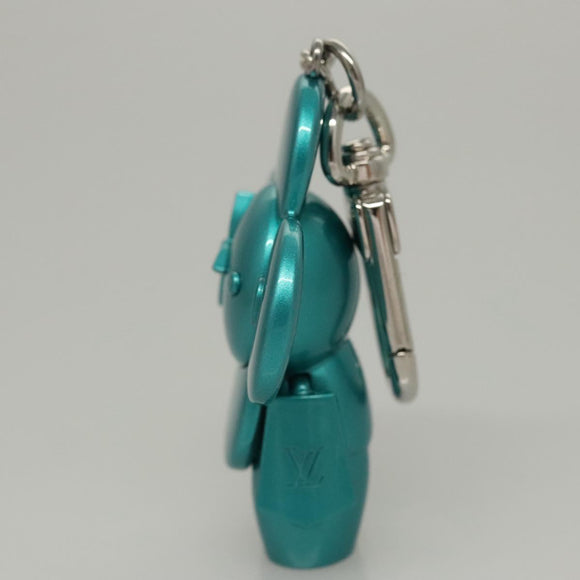LOUIS VUITTON Vivienne Bijoux Sac Charm metal Light Blue M00484 LV Auth 115996SA
